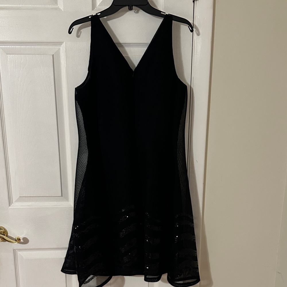 DKNY Fit and Flare Sleeveless Dress - Picture 5 of 9
